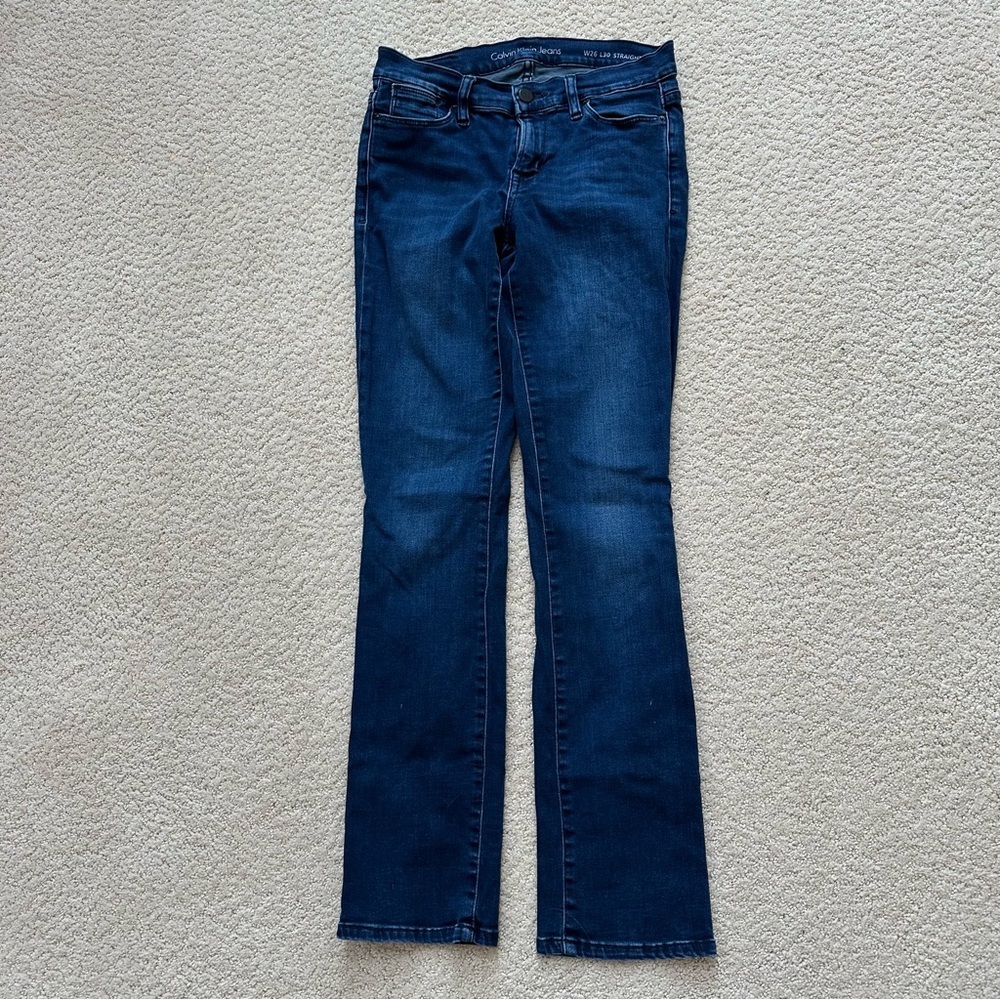Calvin Klein Women's Dark Blue Jeans